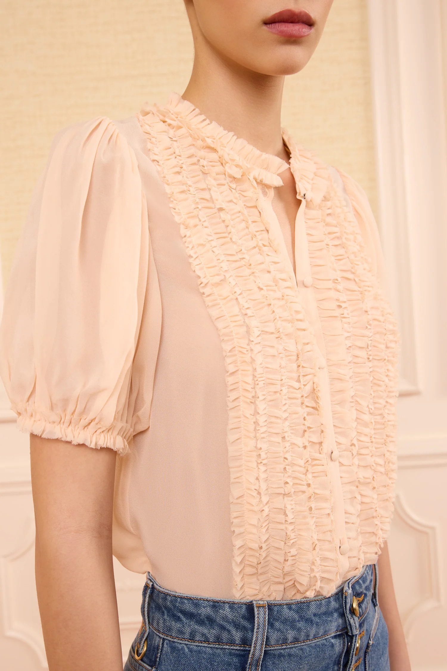 Adira Blouse - Blush - Image 2