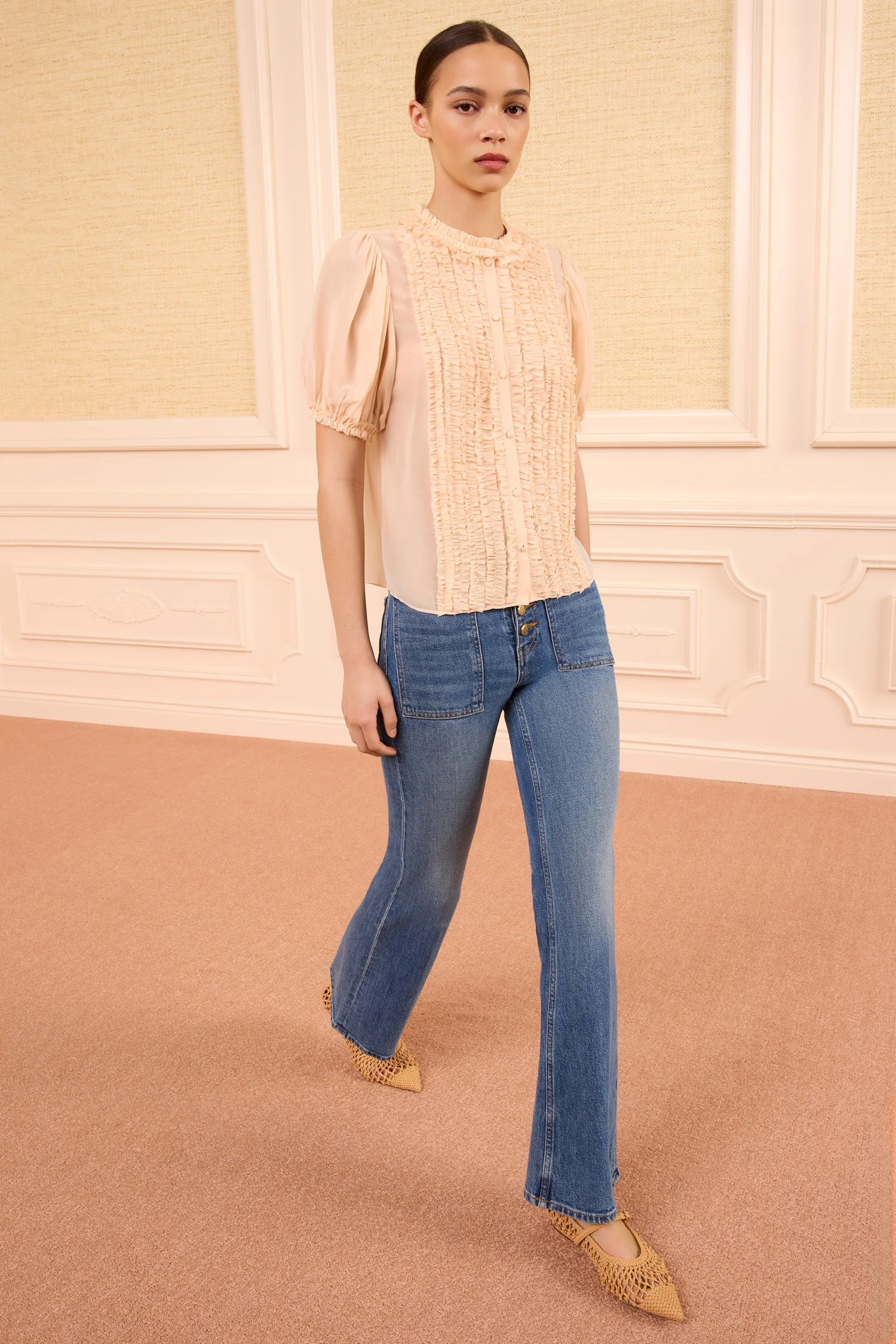 Adira Blouse - Blush - Image 3