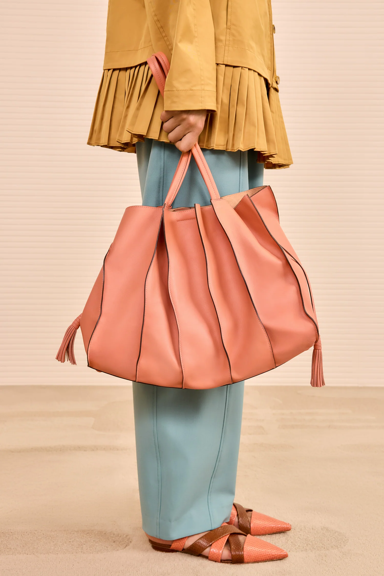 Adria Large Tote - Rose - Image 6