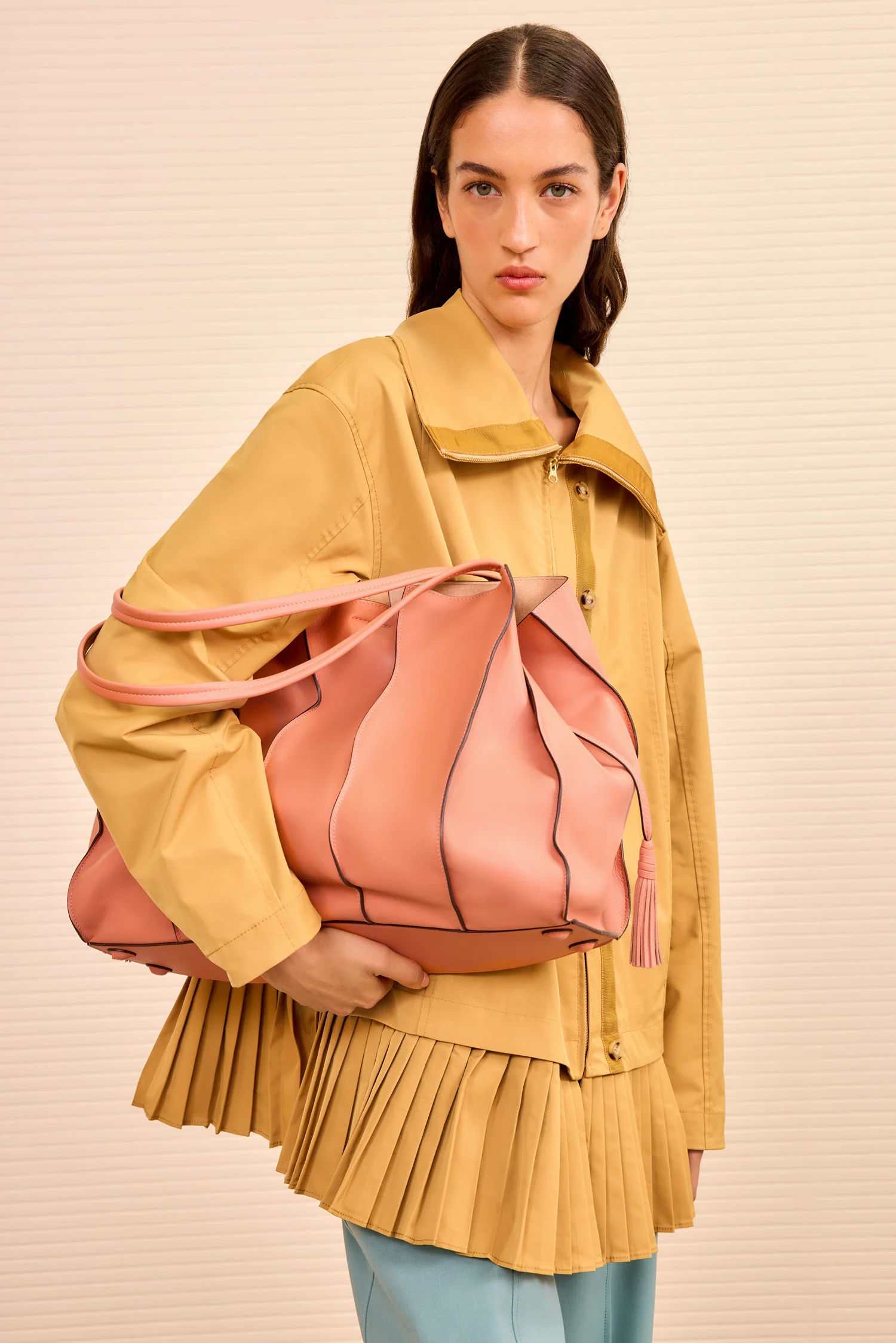 Adria Large Tote - Rose - Image 7