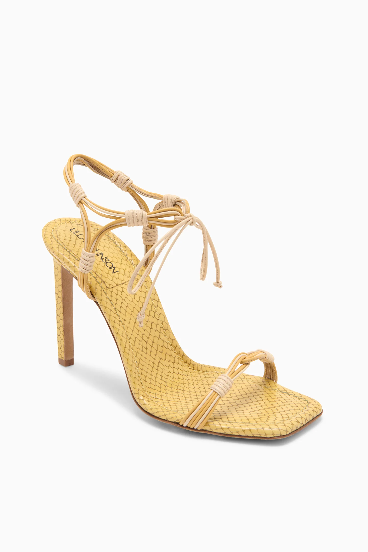 Aris Novel Strap High Heel - Lotus - Image 2