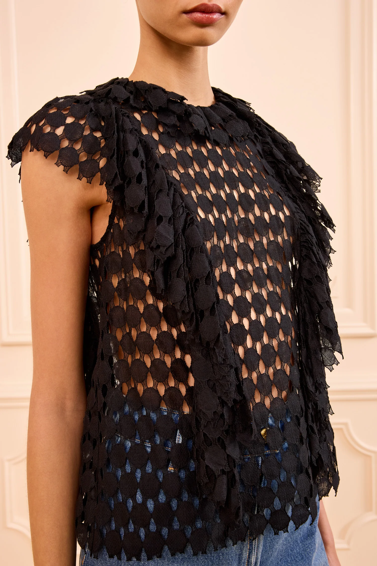 Daevy Lace Top - Noir - Image 2