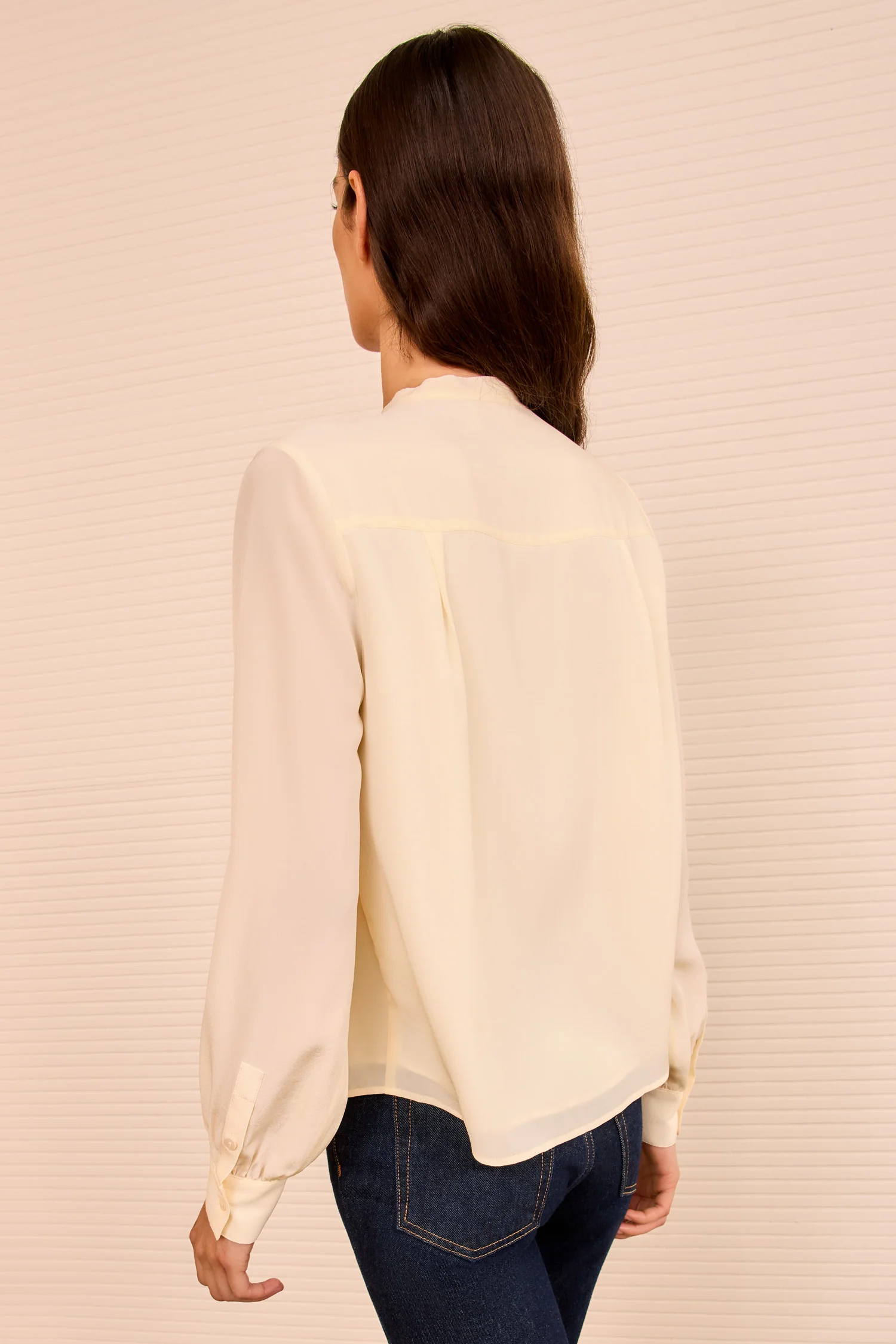 Delvine Long Sleeve Blouse - Cowrie - Image 5
