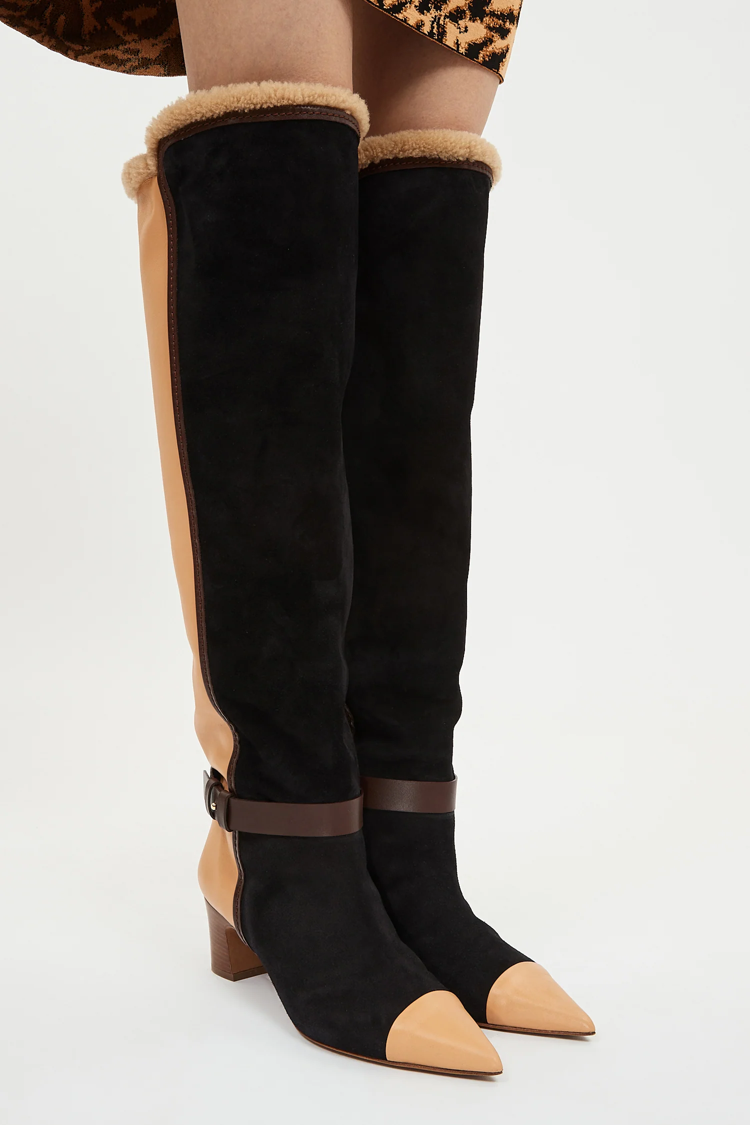 Kiki Patchwork Boot - Almond Mixte - Image 2