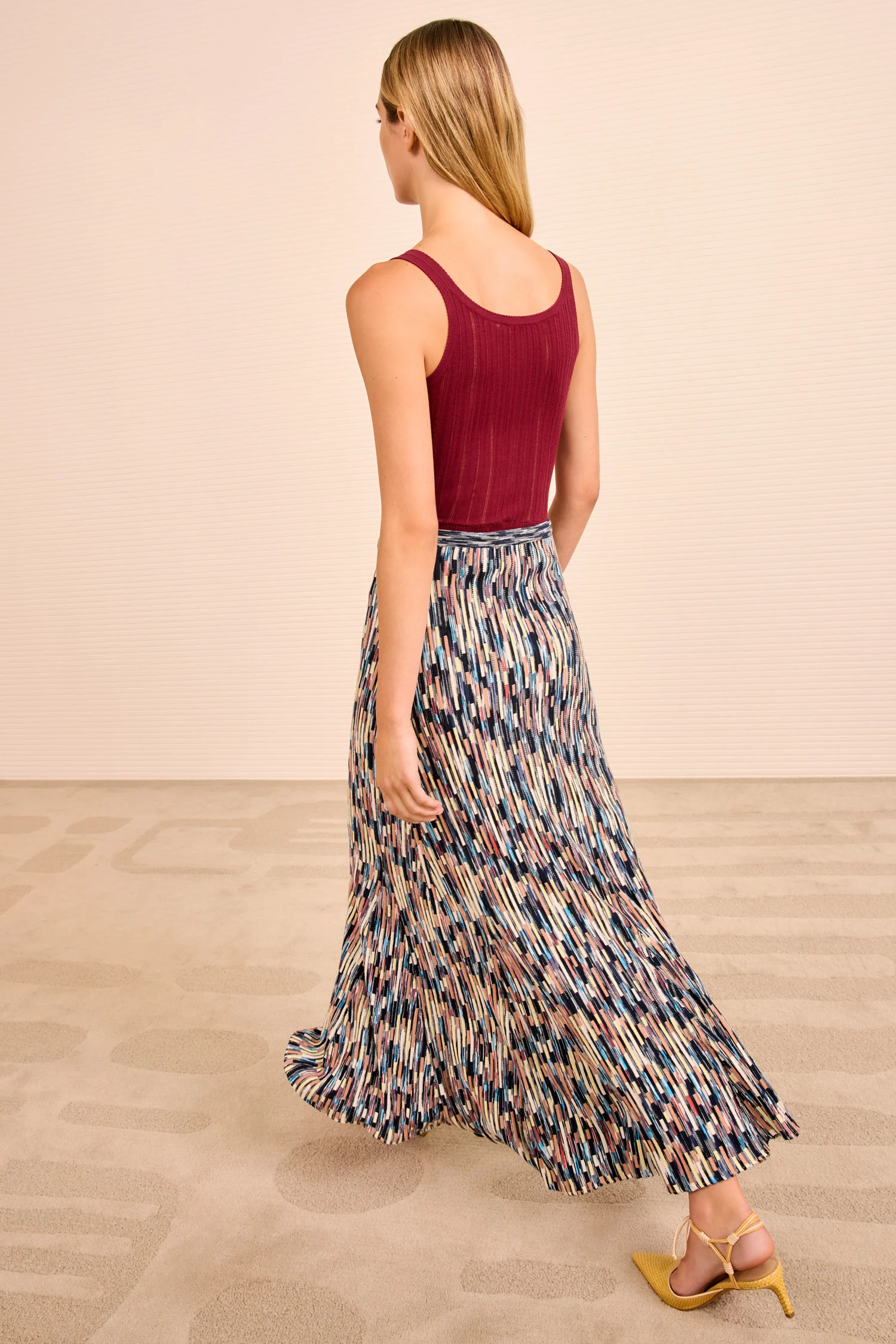 Marceline Multicolor Long Skirt - Oasis - Image 5