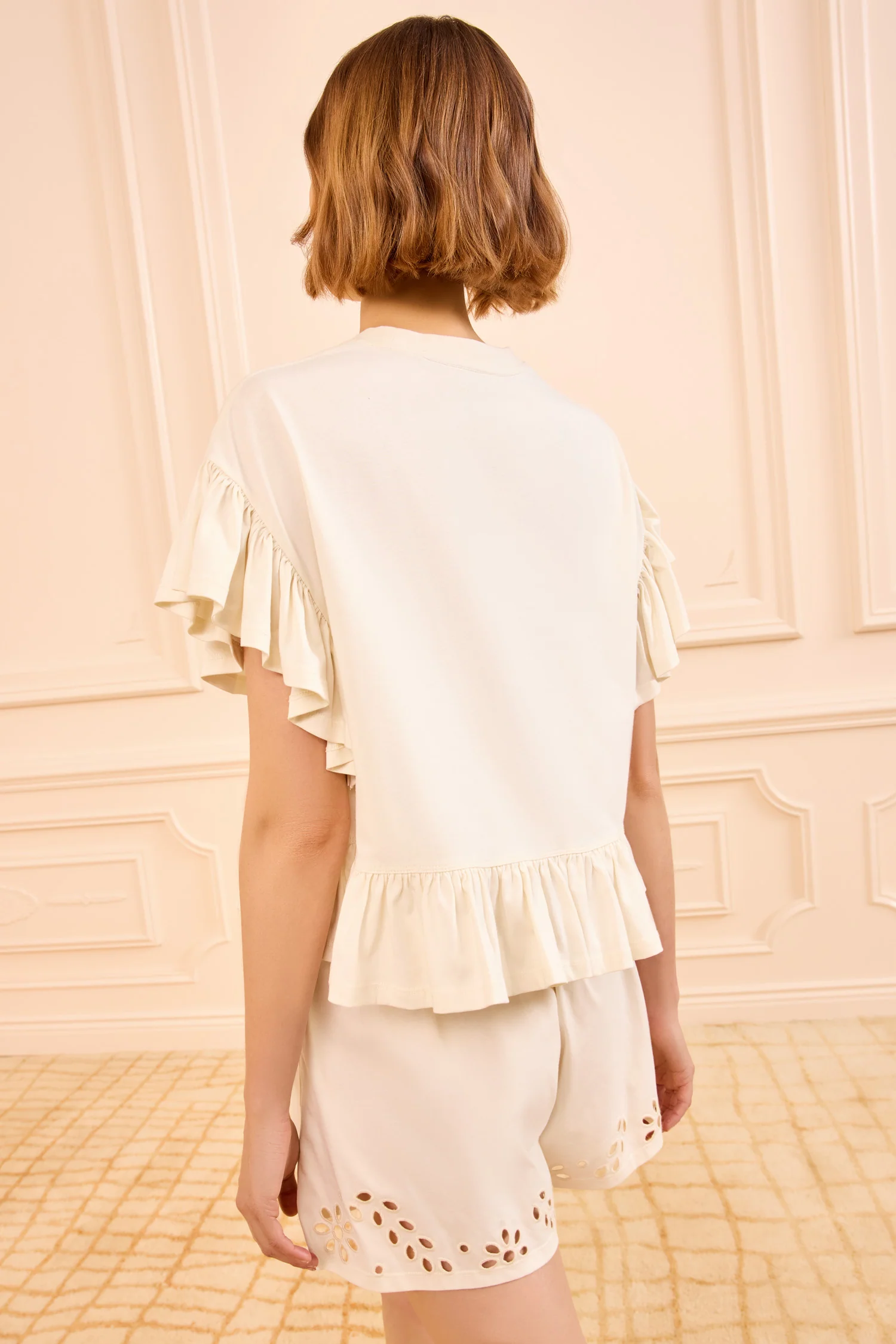 Mariana Top with Peplum - Cowrie - Image 4