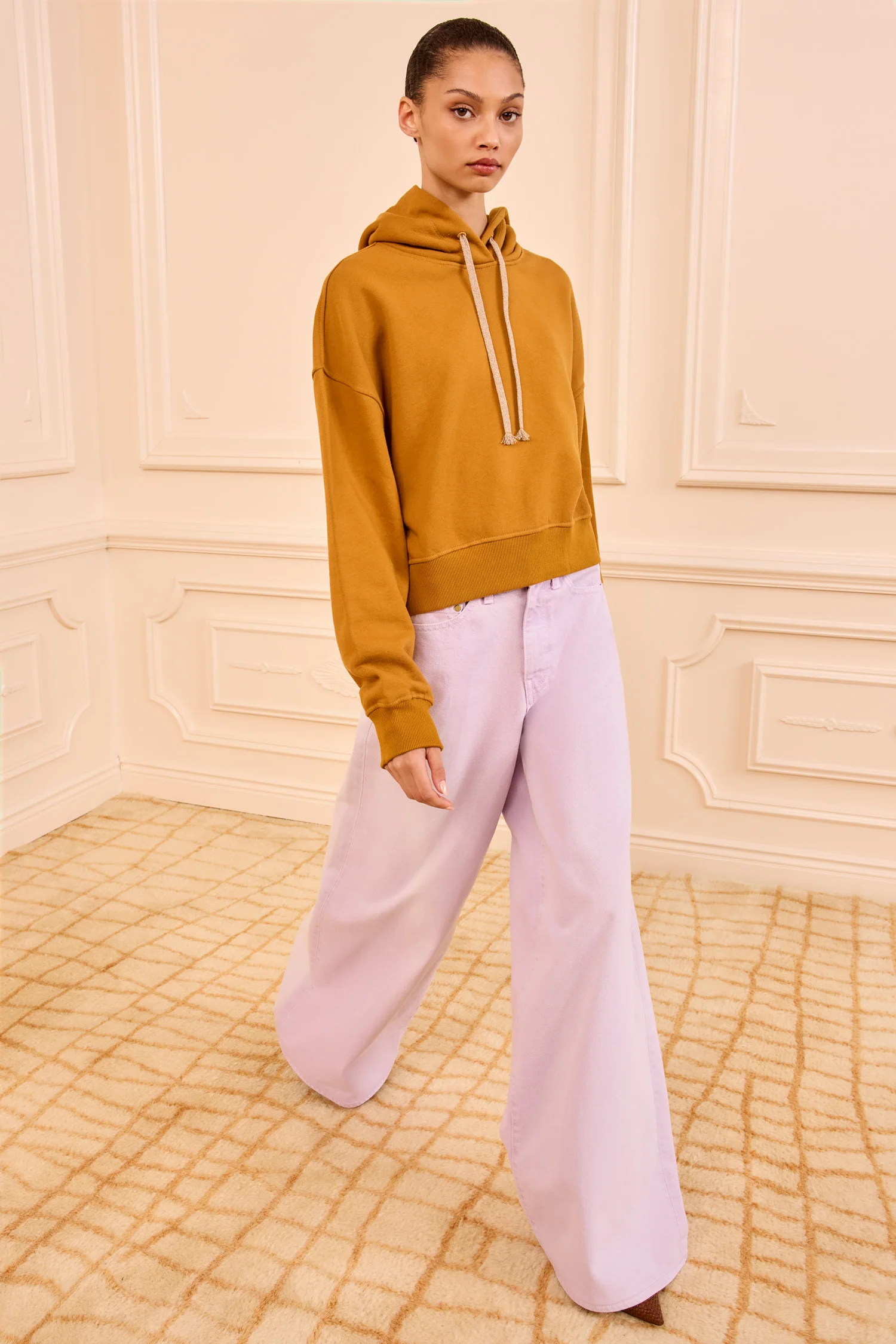 Mirelle Hooded Terry Pullover - Tourmaline - Image 3