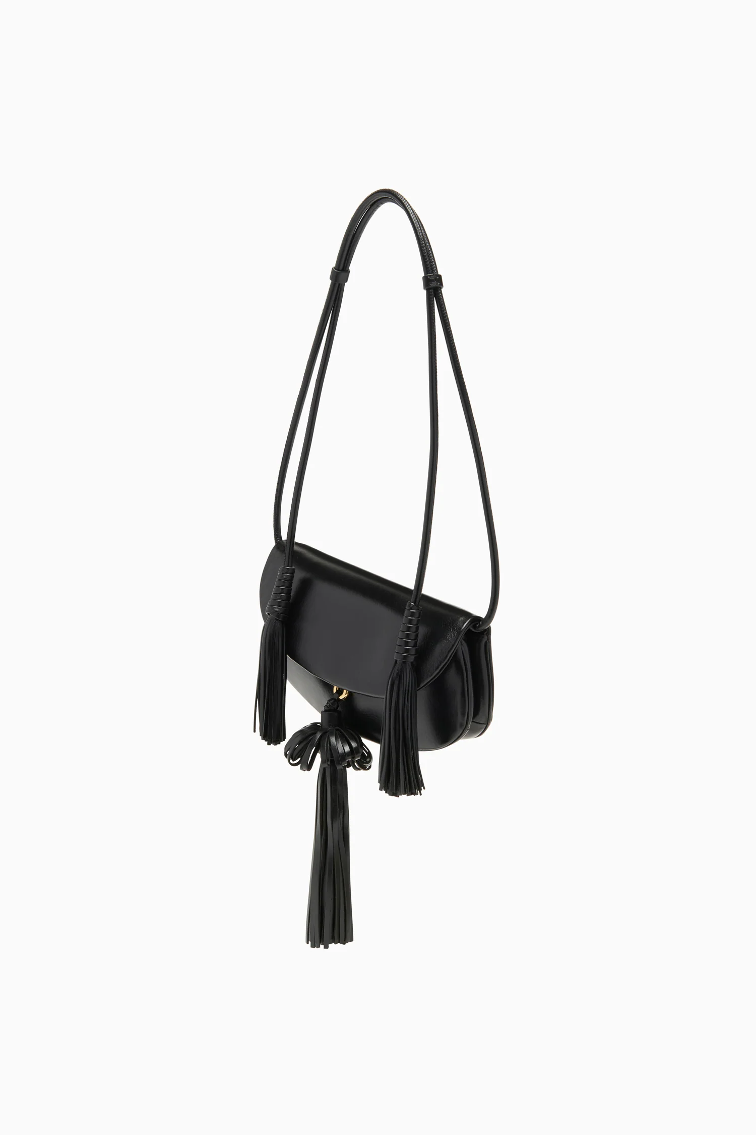 Paloma Tassel Flap Bag - Noir - Image 3