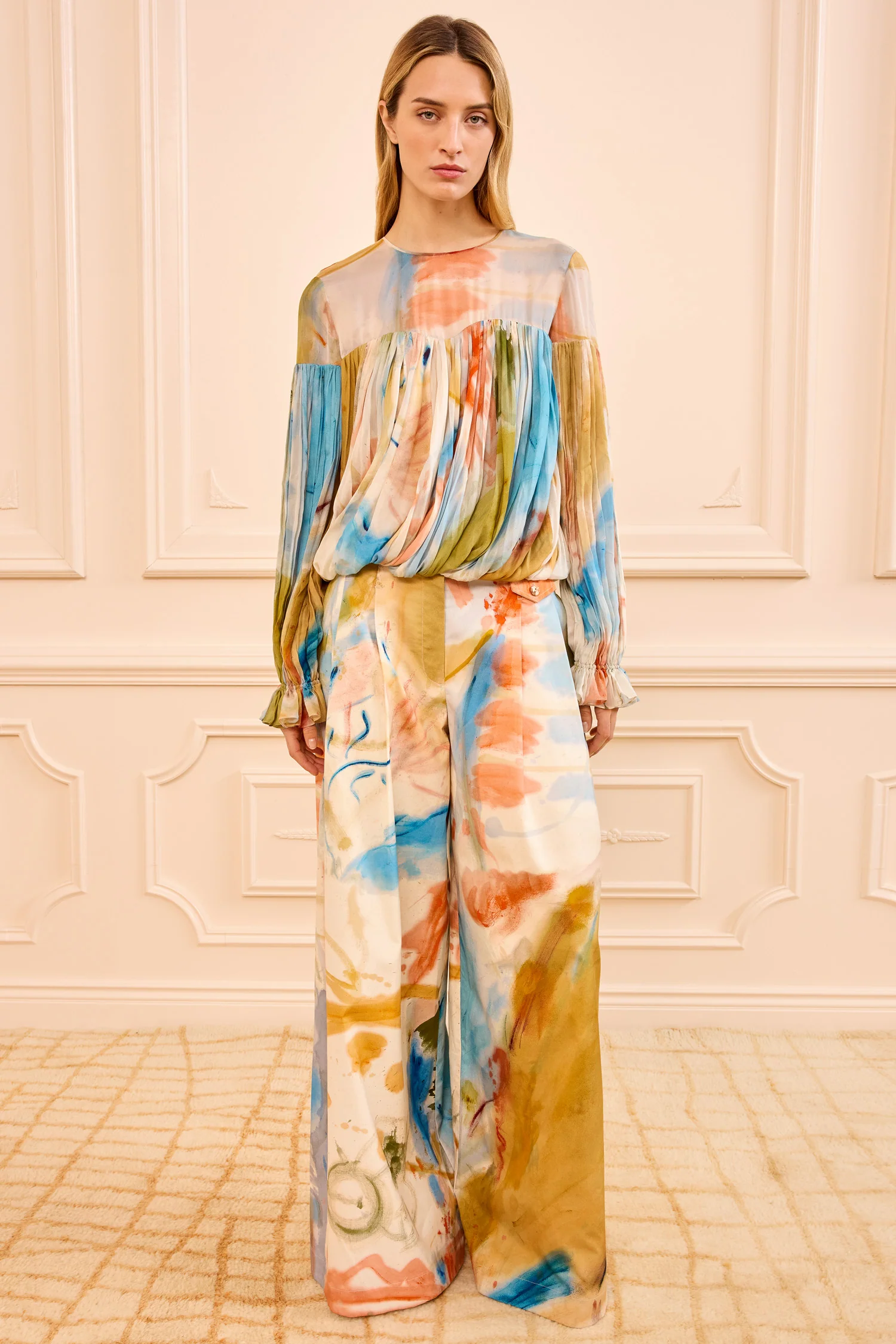 Pearl Silk Blouse - Western Dream - Image 4