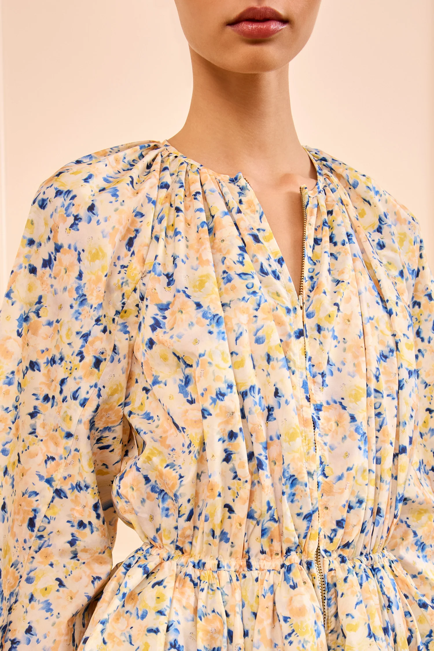 Rana Peplum Jacket - Daffodil - Image 2