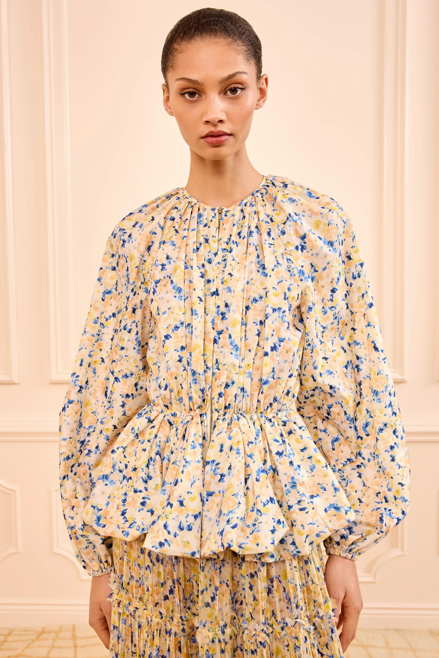 Rana Peplum Jacket - Daffodil - Image 3
