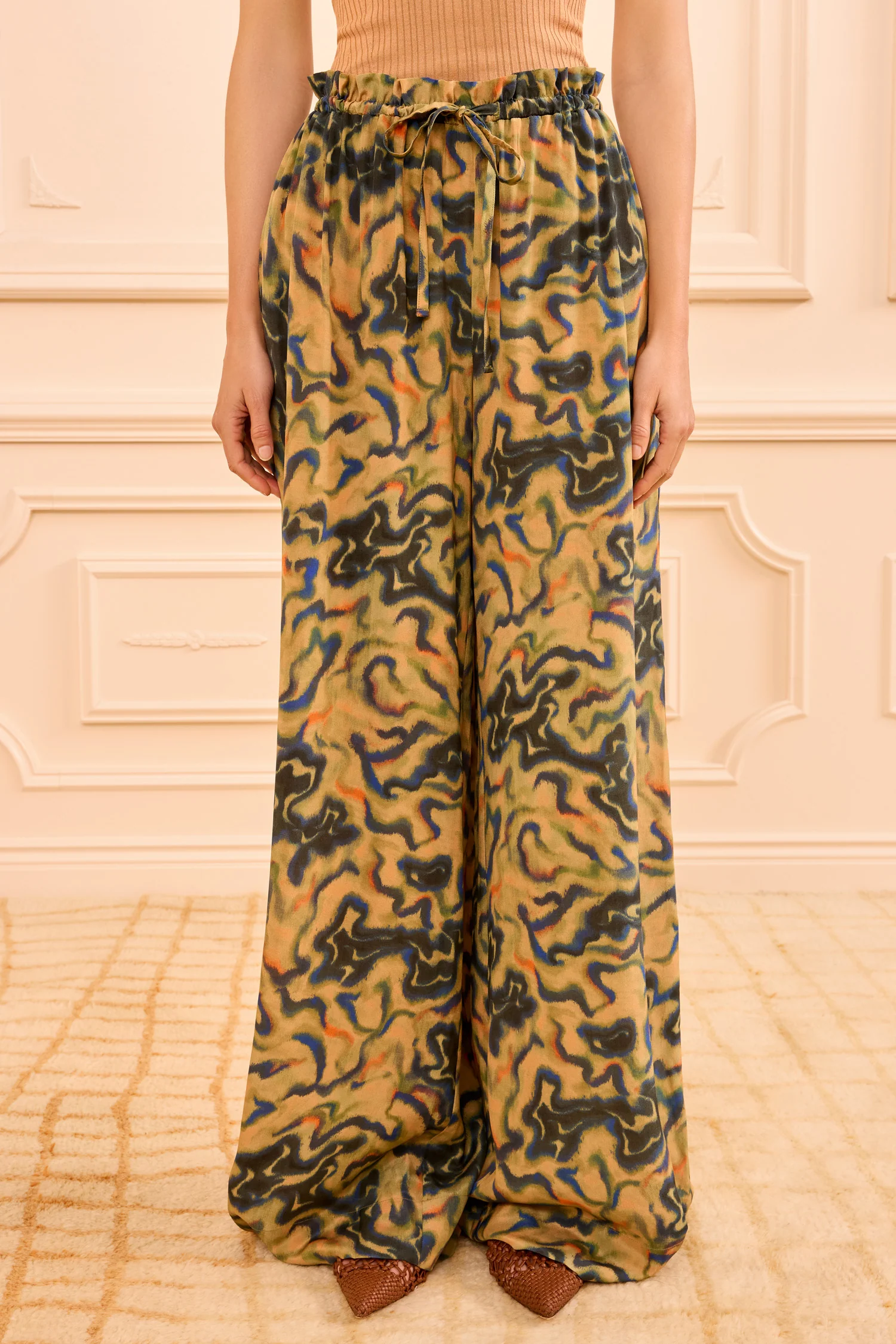 Sawyer Silk Pant - Geode - Image 2