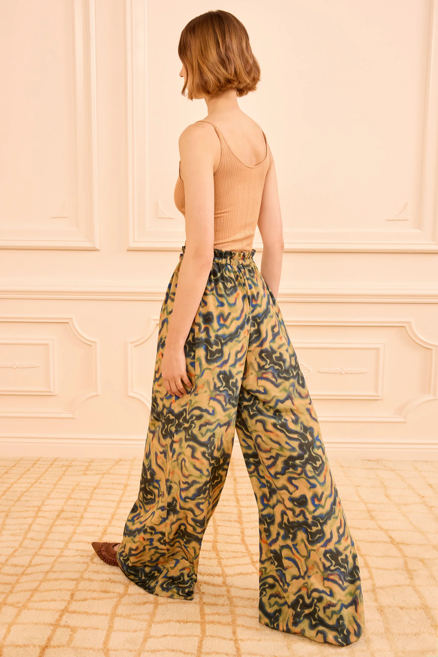 Sawyer Silk Pant - Geode - Image 5