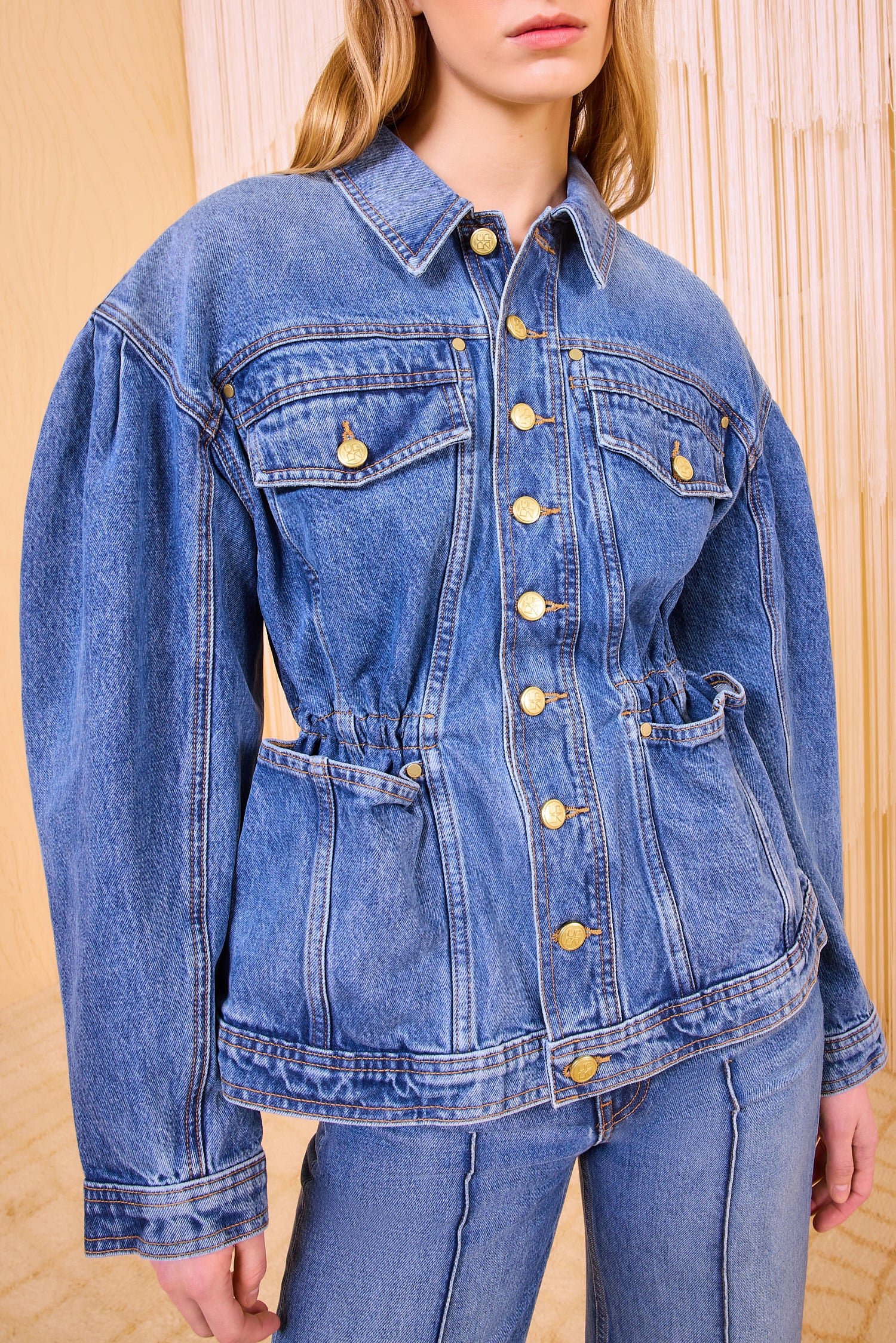 The Odette Jacket - Danube Medium Indigo Wash - Image 3
