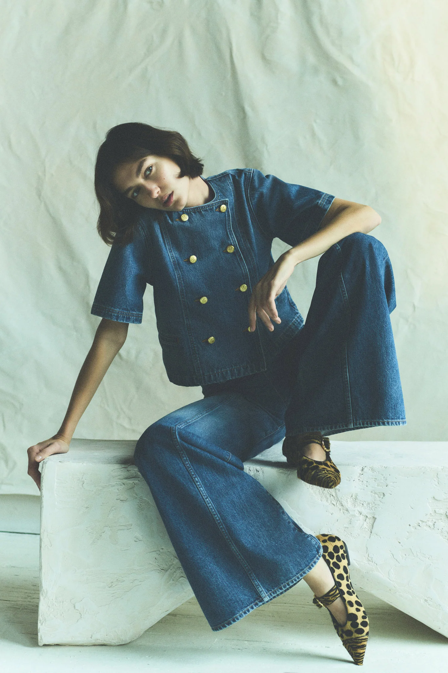The Serge Short Sleeve Jacket - Danube - Image 6