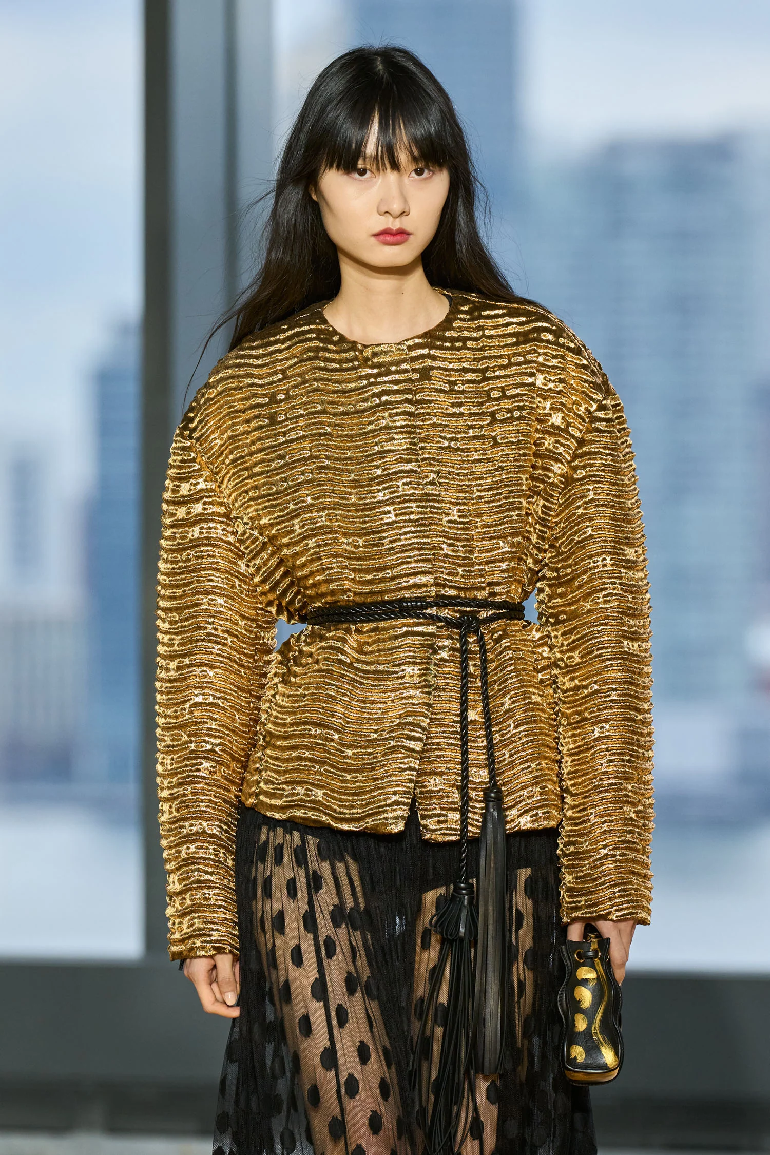Veeda Metallic Jacket - Oro - Image 5