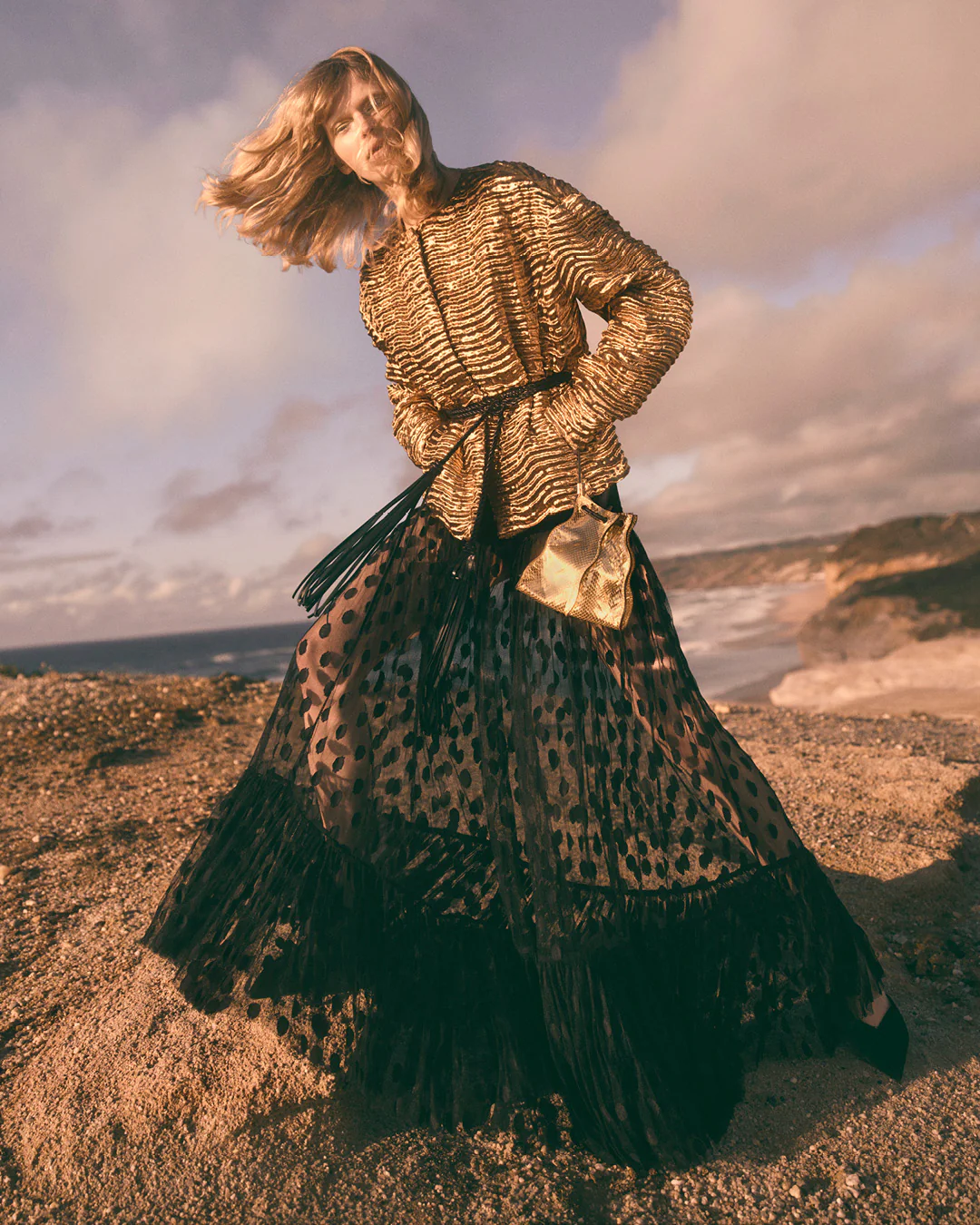 Veeda Metallic Jacket - Oro - Image 7