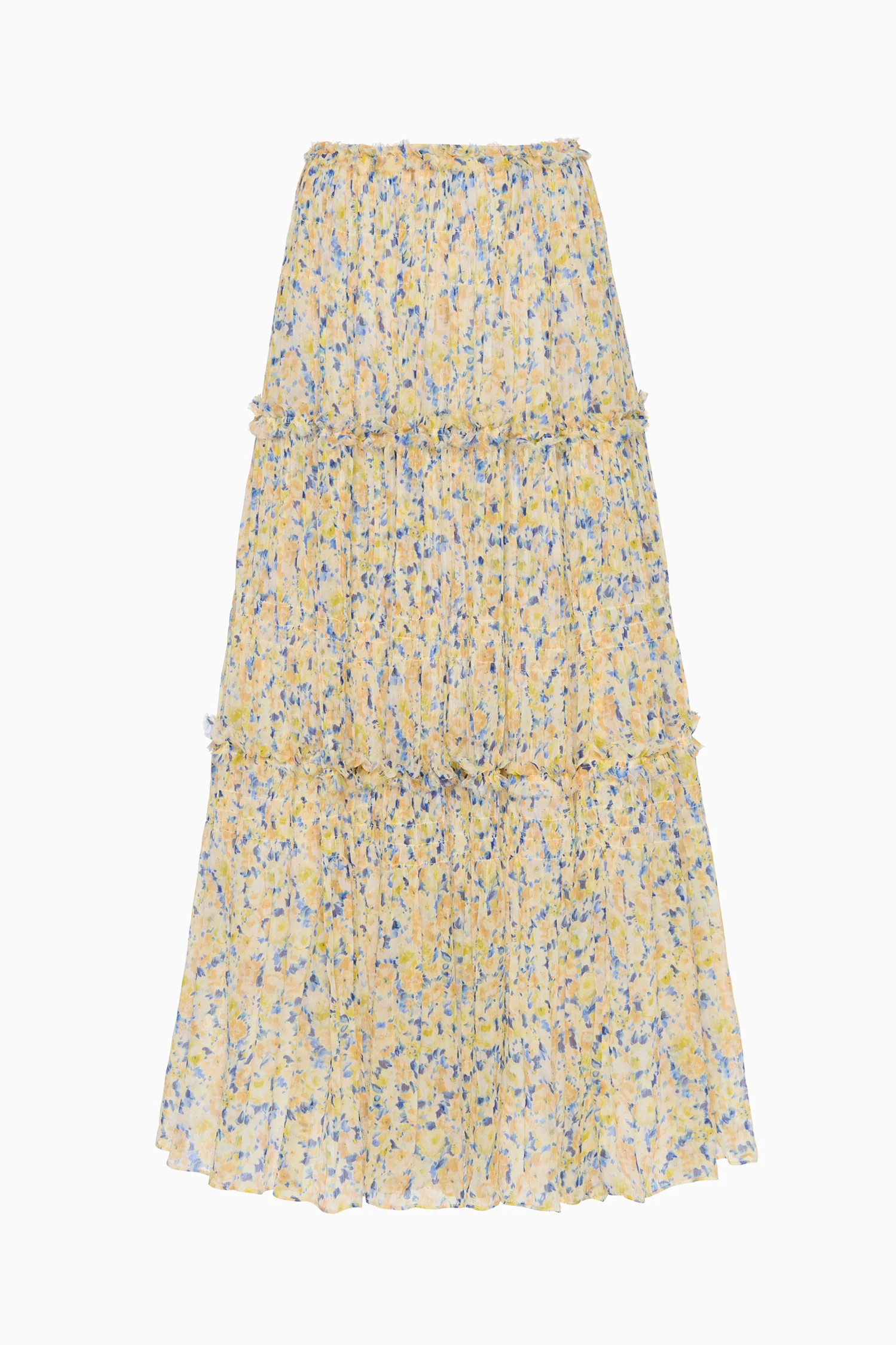 Virginie Silk Skirt - Daffodil - Image 5