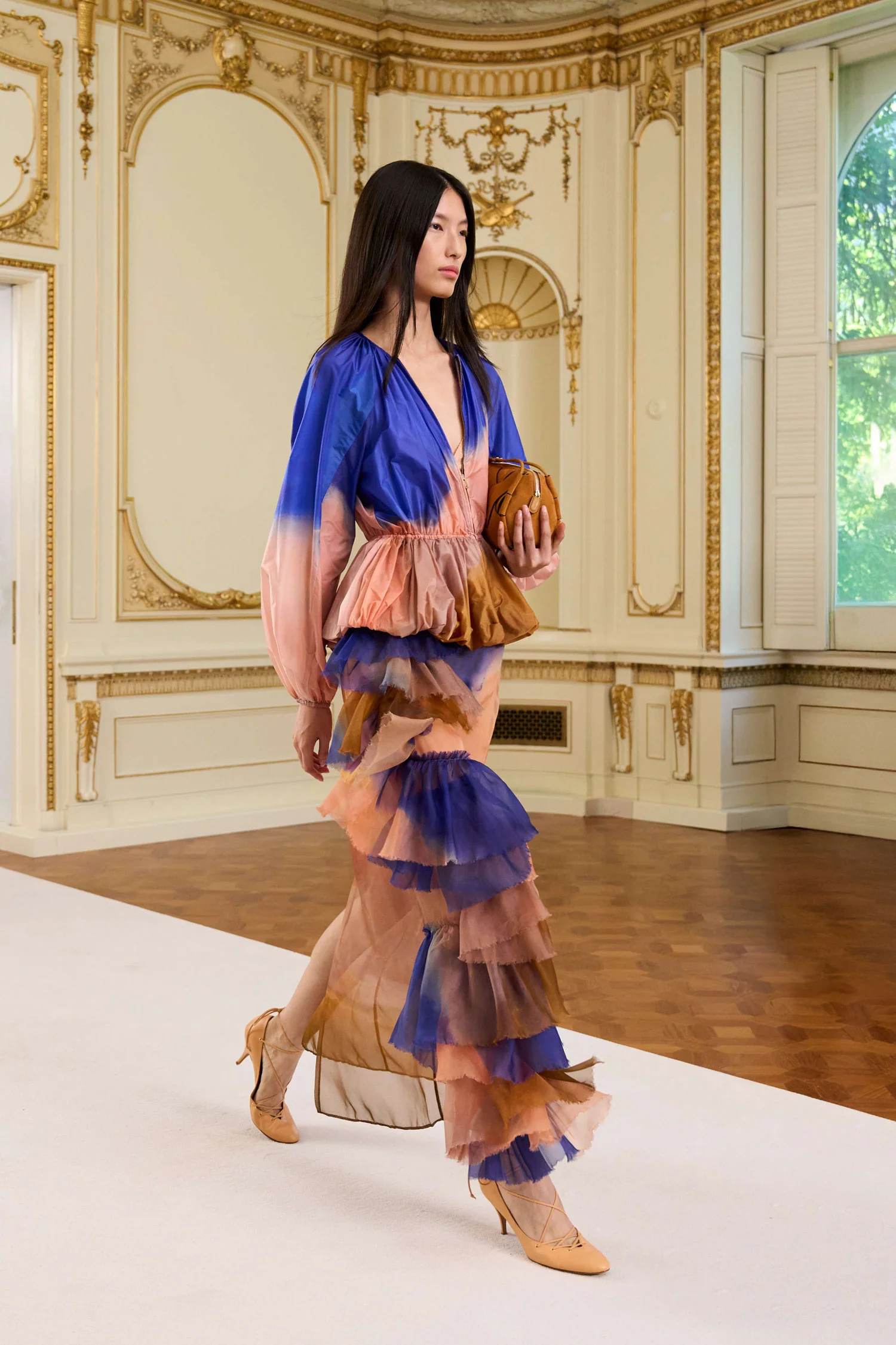 Yelena Ruffle Organza Skirt - Moontide - Image 6
