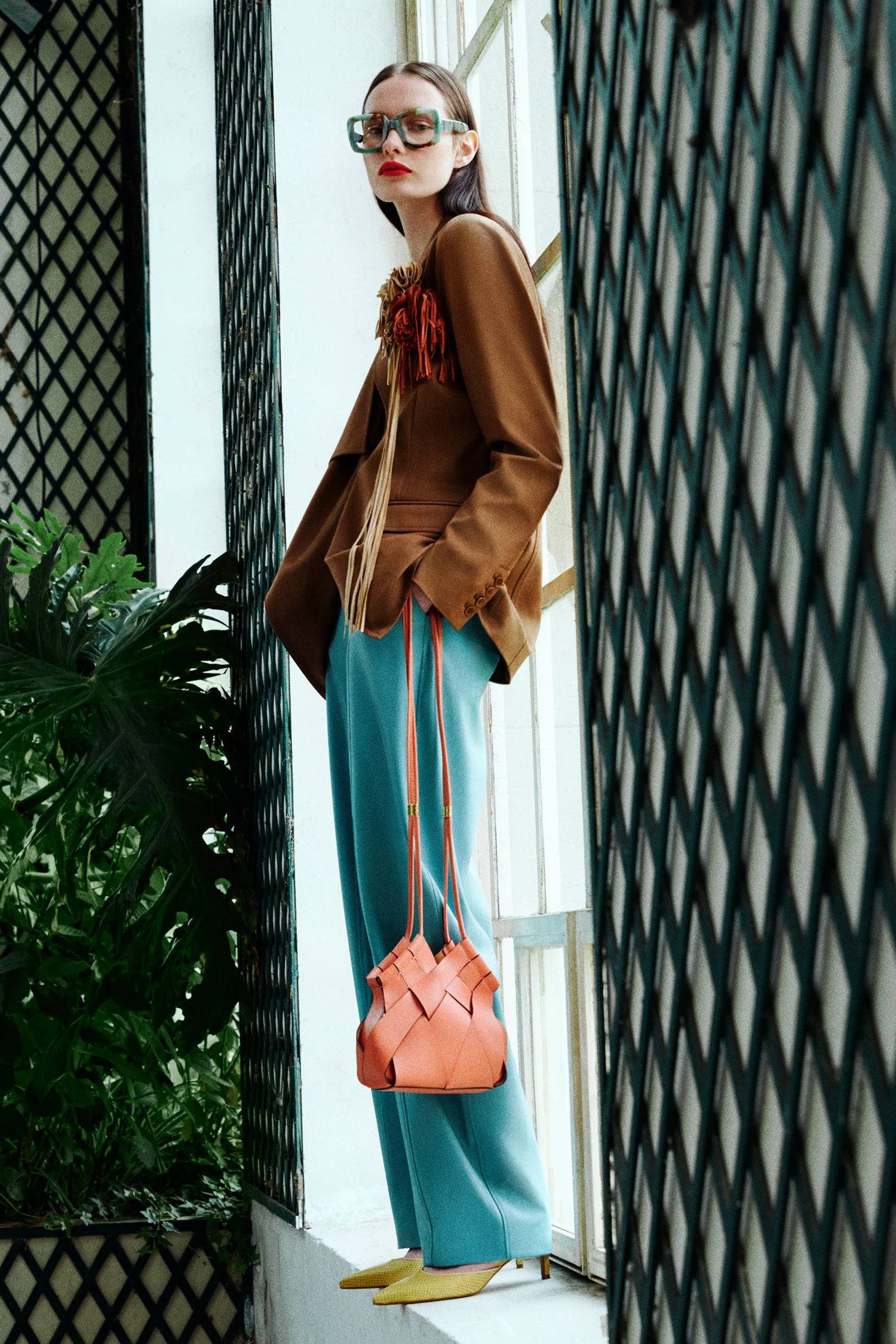 Zehra Draped Jacket - Cinder - Image 7